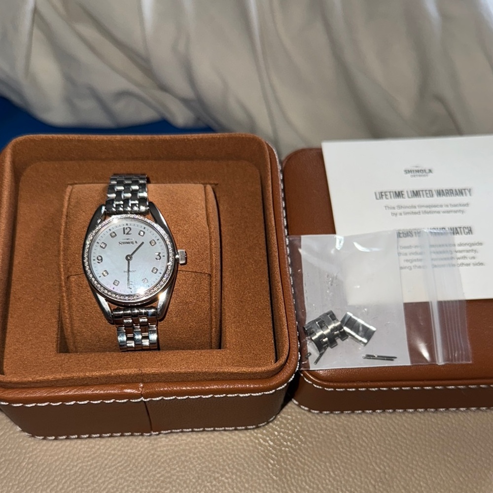 Shinola Diamond Derby Watch